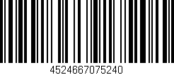 Código de barras (EAN, GTIN, SKU, ISBN): '4524667075240'