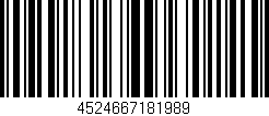 Código de barras (EAN, GTIN, SKU, ISBN): '4524667181989'