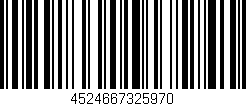 Código de barras (EAN, GTIN, SKU, ISBN): '4524667325970'