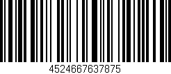 Código de barras (EAN, GTIN, SKU, ISBN): '4524667637875'
