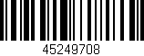 Código de barras (EAN, GTIN, SKU, ISBN): '45249708'