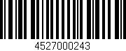 Código de barras (EAN, GTIN, SKU, ISBN): '4527000243'