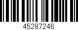 Código de barras (EAN, GTIN, SKU, ISBN): '45287246'