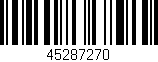 Código de barras (EAN, GTIN, SKU, ISBN): '45287270'