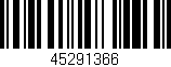 Código de barras (EAN, GTIN, SKU, ISBN): '45291366'