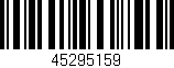 Código de barras (EAN, GTIN, SKU, ISBN): '45295159'