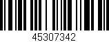 Código de barras (EAN, GTIN, SKU, ISBN): '45307342'