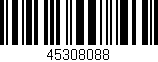 Código de barras (EAN, GTIN, SKU, ISBN): '45308088'
