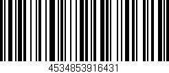 Código de barras (EAN, GTIN, SKU, ISBN): '4534853916431'