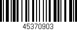 Código de barras (EAN, GTIN, SKU, ISBN): '45370903'
