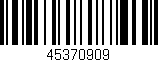 Código de barras (EAN, GTIN, SKU, ISBN): '45370909'