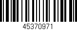 Código de barras (EAN, GTIN, SKU, ISBN): '45370971'