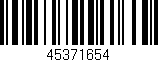 Código de barras (EAN, GTIN, SKU, ISBN): '45371654'