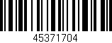 Código de barras (EAN, GTIN, SKU, ISBN): '45371704'