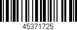 Código de barras (EAN, GTIN, SKU, ISBN): '45371725'