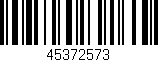Código de barras (EAN, GTIN, SKU, ISBN): '45372573'