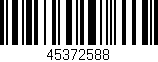 Código de barras (EAN, GTIN, SKU, ISBN): '45372588'