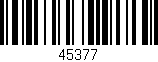 Código de barras (EAN, GTIN, SKU, ISBN): '45377'