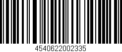 Código de barras (EAN, GTIN, SKU, ISBN): '4540622002335'
