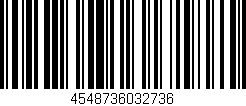 Código de barras (EAN, GTIN, SKU, ISBN): '4548736032736'
