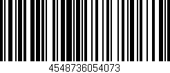 Código de barras (EAN, GTIN, SKU, ISBN): '4548736054073'