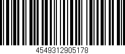 Código de barras (EAN, GTIN, SKU, ISBN): '4549312905178'