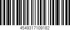 Código de barras (EAN, GTIN, SKU, ISBN): '4549317109182'