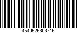 Código de barras (EAN, GTIN, SKU, ISBN): '4549526603716'