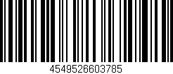 Código de barras (EAN, GTIN, SKU, ISBN): '4549526603785'