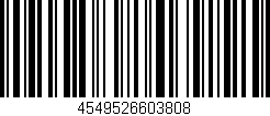 Código de barras (EAN, GTIN, SKU, ISBN): '4549526603808'