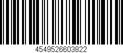 Código de barras (EAN, GTIN, SKU, ISBN): '4549526603822'