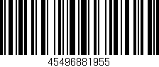 Código de barras (EAN, GTIN, SKU, ISBN): '45496881955'
