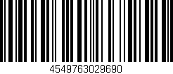 Código de barras (EAN, GTIN, SKU, ISBN): '4549763029690'