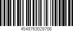 Código de barras (EAN, GTIN, SKU, ISBN): '4549763029706'