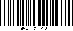 Código de barras (EAN, GTIN, SKU, ISBN): '4549763062239'