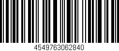 Código de barras (EAN, GTIN, SKU, ISBN): '4549763062840'