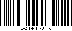 Código de barras (EAN, GTIN, SKU, ISBN): '4549763062925'
