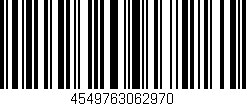 Código de barras (EAN, GTIN, SKU, ISBN): '4549763062970'