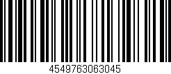 Código de barras (EAN, GTIN, SKU, ISBN): '4549763063045'