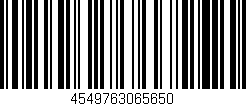 Código de barras (EAN, GTIN, SKU, ISBN): '4549763065650'