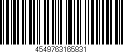 Código de barras (EAN, GTIN, SKU, ISBN): '4549763165831'
