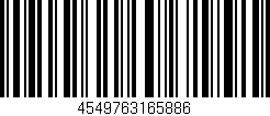Código de barras (EAN, GTIN, SKU, ISBN): '4549763165886'