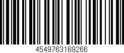 Código de barras (EAN, GTIN, SKU, ISBN): '4549763169266'