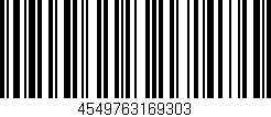 Código de barras (EAN, GTIN, SKU, ISBN): '4549763169303'