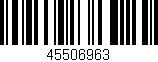 Código de barras (EAN, GTIN, SKU, ISBN): '45506963'