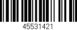 Código de barras (EAN, GTIN, SKU, ISBN): '45531421'