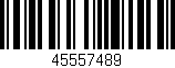 Código de barras (EAN, GTIN, SKU, ISBN): '45557489'