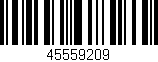 Código de barras (EAN, GTIN, SKU, ISBN): '45559209'