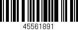 Código de barras (EAN, GTIN, SKU, ISBN): '45561891'