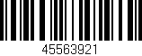 Código de barras (EAN, GTIN, SKU, ISBN): '45563921'
